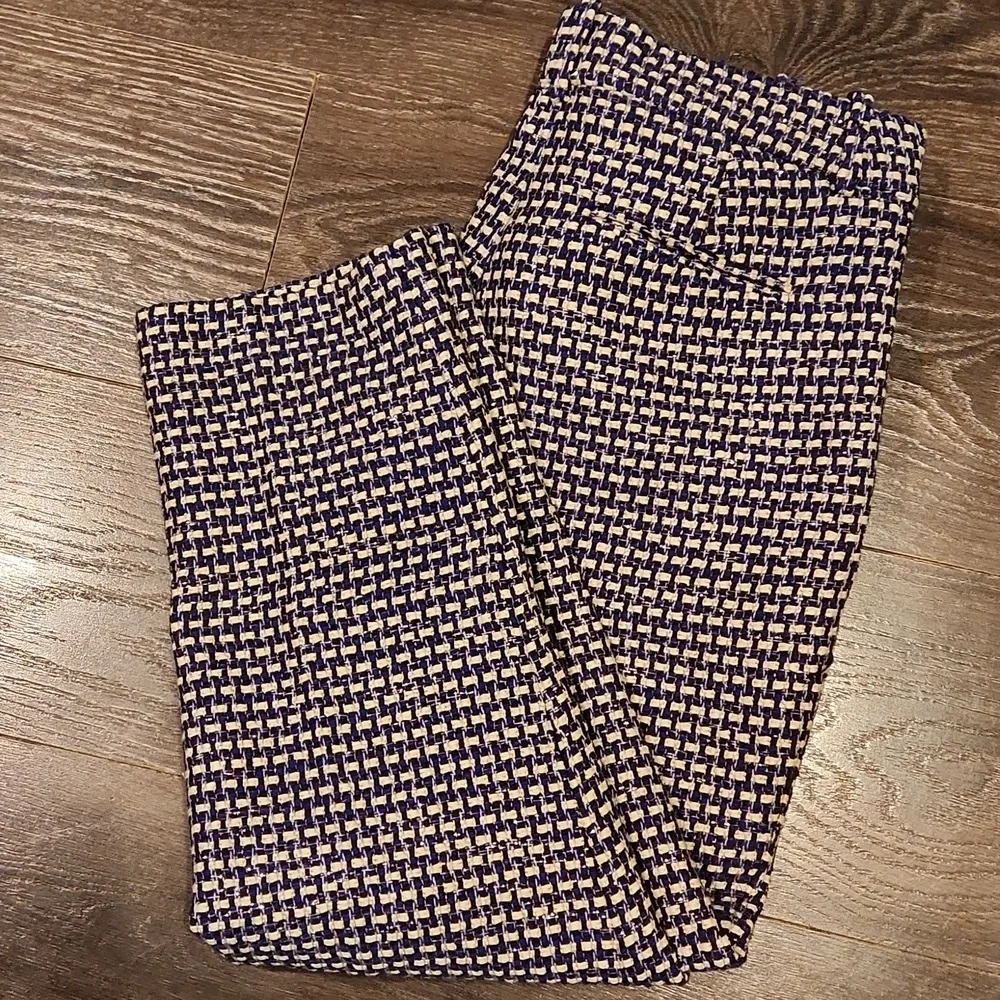 ❤️ J CREW WOVEN TWEED CAFE CAPRI SLIM CROP PANTS / TROUSERS, 0 (25)